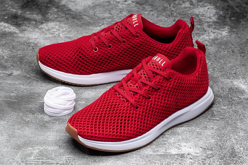 Women's Nobull Racing Mesh Running Shoes Red | SG C2652T